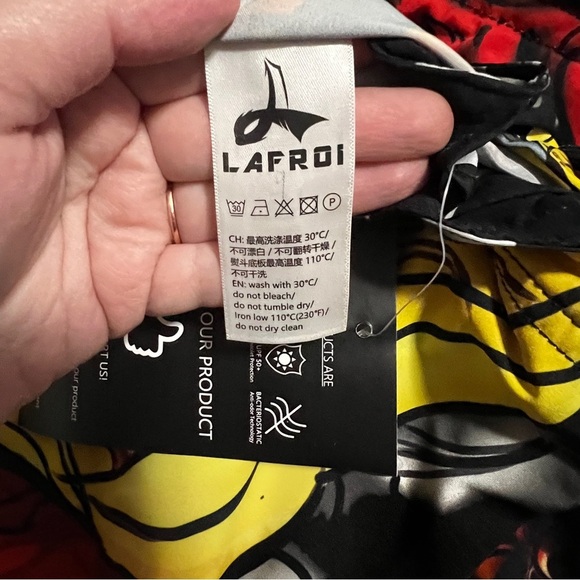 Lafroi Agile MMA Board Shorts Mens Sz L Dragon Graphics Cross Train Martial Arts - Picture 5 of 5